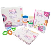 «Baby Dough»: тесто для лепки, развивающий набор 1+ розовый BD042