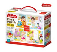 Пазл First Puzzle 4 в 1 "Мой дом" Baby Toys 04364/ДК