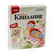 Квиллинг. Панно "Райская птица" Квл-024/LR