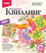 Квиллинг. Панно "Цветочная фея" Квл-019/LR