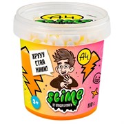 Игрушка для детей ТМ «Slime» Crunch-slime, оранжевый, 110 г. Влад А4 в банке SLM060