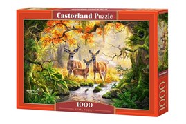 Puzzle-1000 "Семья оленей" C-104253