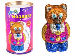 Мозаика из пайеток 3D "Мишка" 3D-03/BM