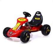 Электромобиль GO KART, цвет красный С7816758