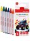 Набор восковых мелков для дет. твор. КВАДРОЦИКЛЫ,6цв в карт.кор с подвесом ШМ-4529/РК - фото 12158848