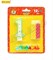 Свечи с цветным узором с подставками 12 шт. + свеча-цифра "1" С-0423/PK - фото 7303489