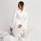 Пижама женская (халат, брюки) MINAKU: Light touch цвет белый, размер 52 С7531336