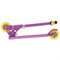 Самокат-снегокат летний- зимний 2 в 1 «Монстрики», цвет фиолетовый С4291939